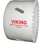 Viking hulsav 71 mm i hvid, med teksten "VIKING HSS bimetal 4/6 tpi 71mm" tydeligt vist på siden og savtænder.