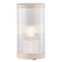 Nordlux Coupar innendørs/utendørs bordlampe, IP54, E27, sandfarvet