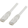 DELTACO U/UTP Cat6 patch kabel, halogenfri, 1 meter, hvit