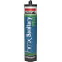 Soudal hmx Sanitary PRO fugemasse patron i hvid og blå, med grøn tekst der angiver 'Sanitary Class XS1' og 'Elastic Sealant'.