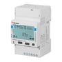 Nærbillede af Carlo Gavazzi EM540 energimålerens side, der viser tilslutningsdiagram for RS485 og input terminaler L1, L2, L3.