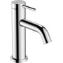 Hansgrohe Tecturis S 80 håndvaskarmatur i skinnende krom med et elegant 1-grebs design og energibesparende EcoSmart funktion.