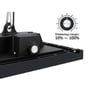 LEDlife Helios 150 W vekstlampe, nærbilde av dimmerknappen som regulerer lysstyrken fra 10 til 100 prosent.