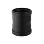 Geberit Skydemuffe PP Silent 40mm i sort plast, designet til lydoptimeret spildevandsafledning i bygninger.