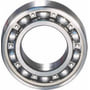 Detaljeret billede af SKF 6207 sporkugleleje, der viser de mange kugler og den åbne konstruktion.