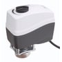 Danfoss AMV150 aktuator med 24V drift, 250N lukkekraft og 5mm vandring, monteret på en ventil.