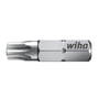 Wiha TORX T25 bits på 25 mm i krom-vanadium-stål, med klar logomarkering, vist alene på hvid baggrund.