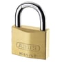 Abus hængelås 65/40 i massiv messing med præcisions-stiftcylinder og hærdet bøjle.