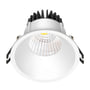 Nordtronic Velia LED downlight 230V, 10,9W, IP44, 650lm, 2700K, hvit (matt)