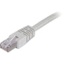 DELTACO F/UTP Cat6 patchkabel, LSZH (Low smoke zero halogen), 2 meter, grått