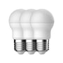 LED kronepære E27, 3,5W, 2700K, 250 lumen, G45, hvit, 3 stk - Nordlux