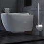 Sanimaid Copenhagen toalettbørste, inkl. veggholder, hvit