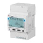 Carlo Gavazzi EM540 energimåler for 3 faser og 65 A sett forfra, med digitalt display og terminaler.