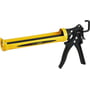 Tajima fugepistol CNV-just til 310 ml patroner, med gult skaft og sort greb, vist fra siden.