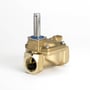 Danfoss EV220BW 25BE magnetventil i messing med 1" tilslutning og NC-funktion, velegnet til drikkevand.