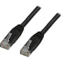 DELTACO U/UTP Cat6 patch kabel, halogenfri, 0,5 meter, svart