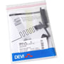DEVI reparationssæt til DEVImat™ varmemåtter, indeholder rørnitter, crimpeflextuber og tilslutningskabel i plastpose.
