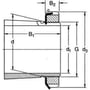 Diagram over SKF H 315 klembøsning med angivne dimensioner for indvendig diameter 'd' på 65 mm, udvendig diameter 'd3' på 98 mm og bredde 'B2' på 55 mm.