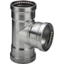 Viega G1 Sanpress Inox XL t-stykke i rustfrit stål med dimensioner 88,9 x 54 x 88,9 mm til brugsvandsinstallationer.