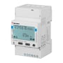 Carlo Gavazzi EM530 3-faset energimåler med digital skærm, viser 12345678.123 kWh og 123.89 kW.