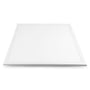 V-TAC Smart LED-panel med hvit kant sett lavt forfra, slik at den flate overflaten og den tynne profilen kommer frem.