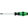 Wera 367 TORX-skrutrekker TX 25 x 100 mm sett rett fra siden med svart håndtak, klare grønne felt og stålklinge.