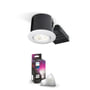 Philips Hue downlight 230V LED (rund) med Color & White Ambiance, 5,7W, 350lm, 46°, G, hvit (matt) - Nordtronic