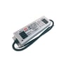 Develtron 12V LED driver, 120W, IP67, model ELG-150-12 fra Mean Well, monteret på metalhus med input/output kabler.
