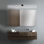 Hali baderomslampe over speil, design, hvit, 600 mm, aluminium, IP44